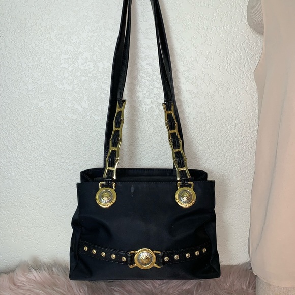 VINTAGE SUNBURST GIANNI VERSACE SHOULDER BAG - Picture 1 of 12